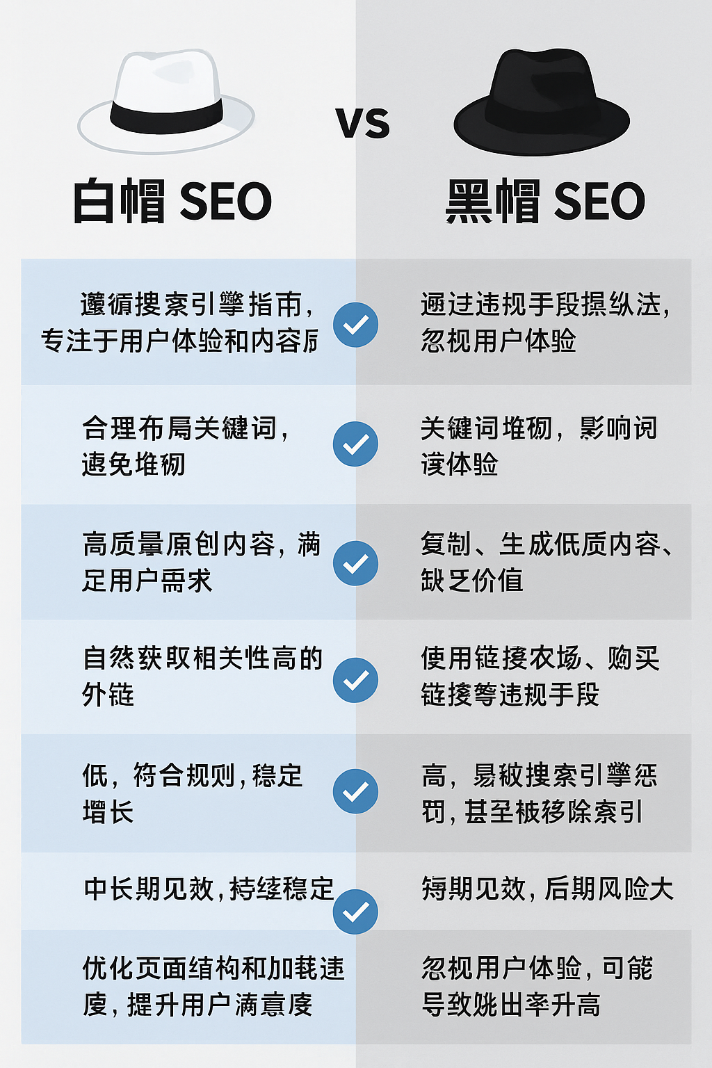白帽SEO與黑帽SEO機制詳解