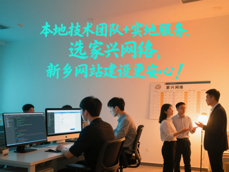 本地技術團隊+實地服務，選家興網絡，新鄉(xiāng)網站建設更安心！